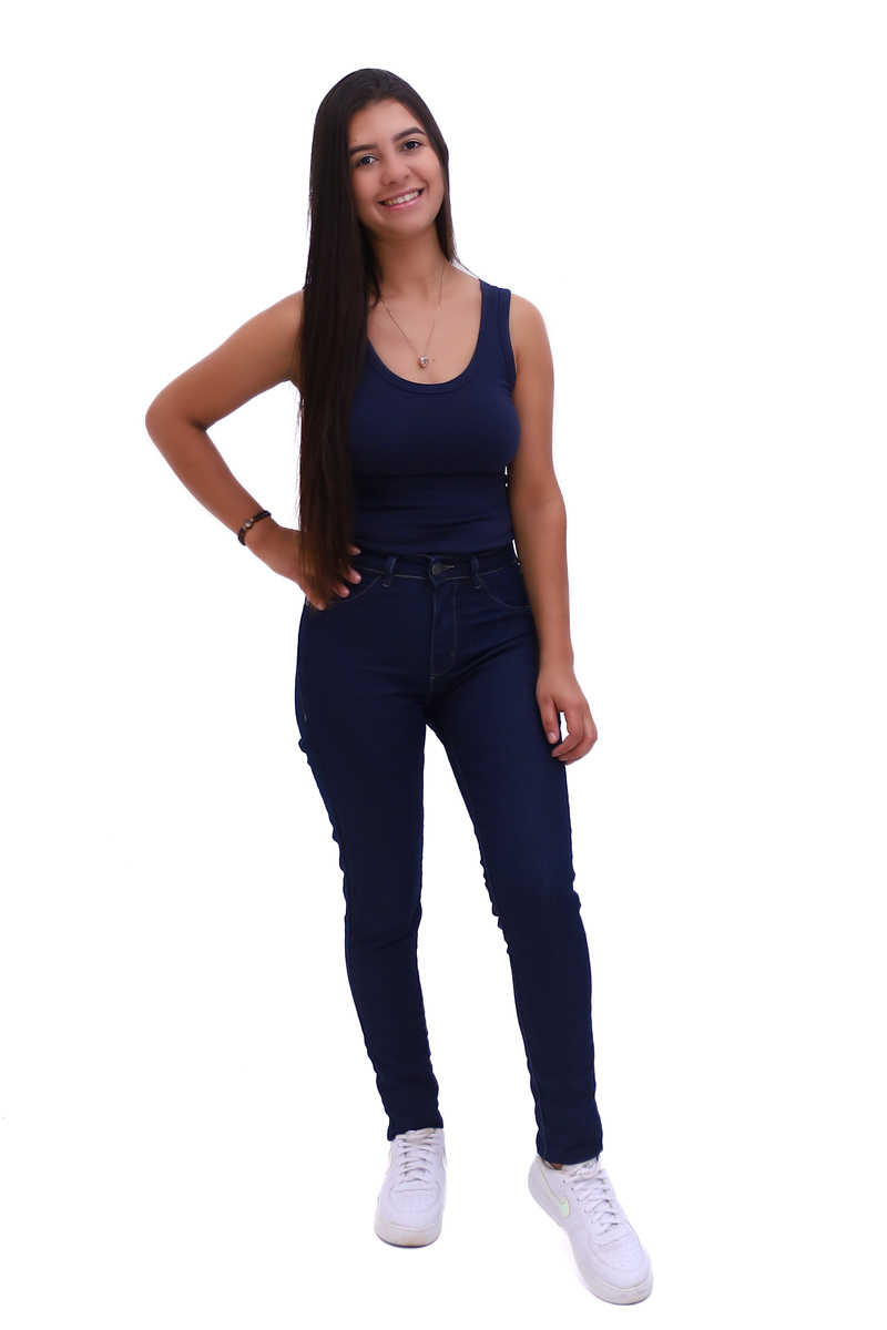 IMG_9489.jpg calça fem jeans skinny azul ref 21009